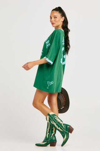 The Very Oversized Overshare Tee - Green