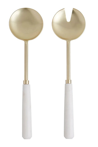 Amalfi Marble Salad Servers 2Pc Set