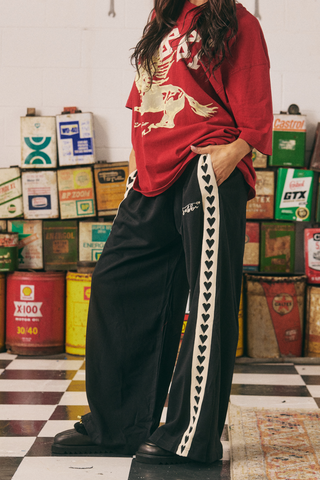 The Raving Heart Pants - Black