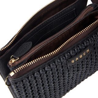 Tilly Crossbody - Black Fine Braid