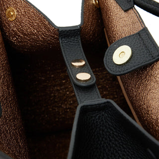 Callie Tote - Black & Bronze