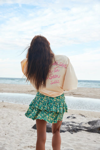 The Seas The Day Ra-Ra Skirt - Green