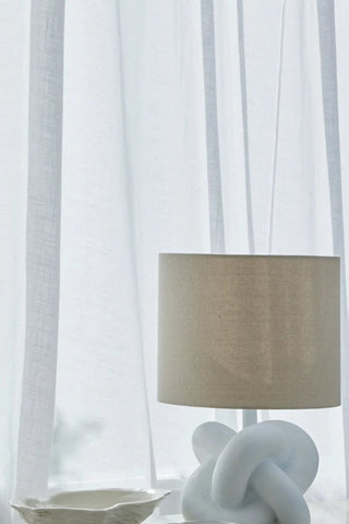 Amalfi Baylor Shell Plate - Reactive White