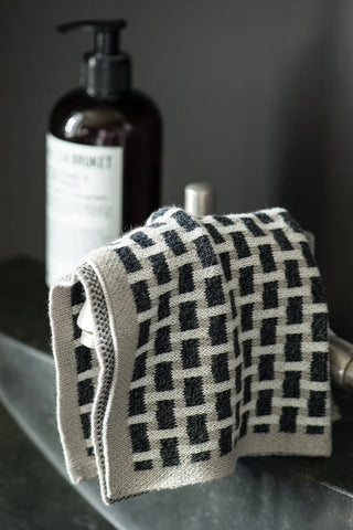 Basento Graphite Washcloths - Set of 3