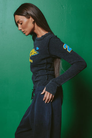 COMING SUNDAY 9PM - The Ten On Repeat Top - Black