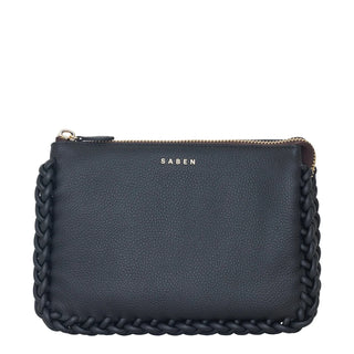 Tilly's Big Sis Crossbody - Black Plaited Edge