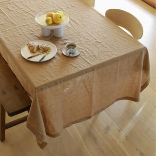 100% French Flax Linen Table Cloth