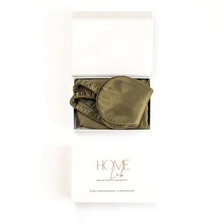 100% Pure Silk Gift Set- Olive