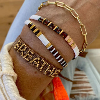 "breathe" Fabric Bracelet