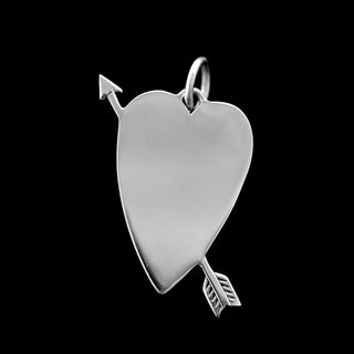 Cupid's Arrow Pendant - Silver