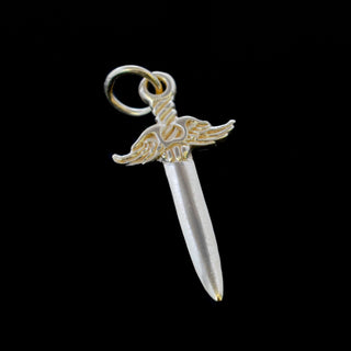 Winged Dagger Pendant - Gold