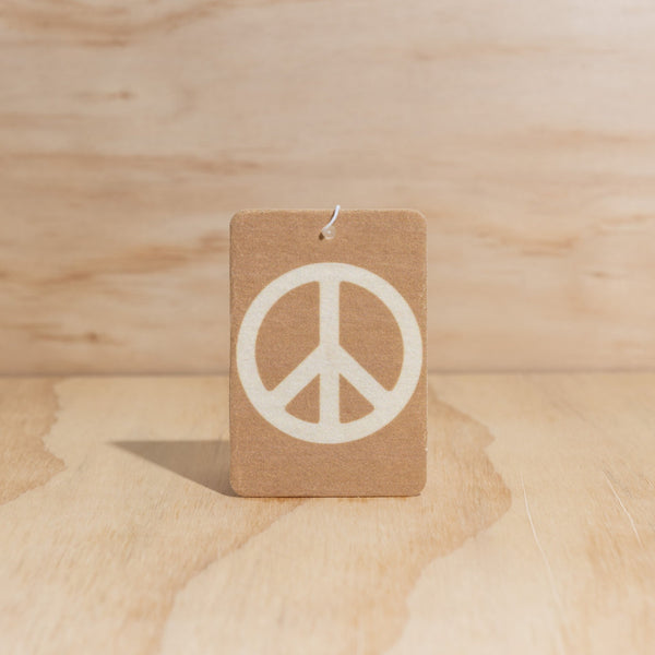 COMMONFOLK COLLECTIVE AIR FRESHENER- PEACE SIGN