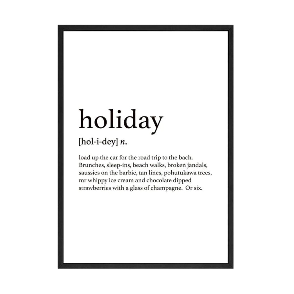HOLIDAY PRINT FRAMED BY PAPIER HQ