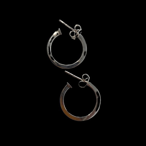 SMALL HOOP PAIR 1.5CM - SILVER by NIKKI ROSS