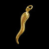 GOLD CORNICELLO CHARM by NIKKI ROSS Media 1 of 2