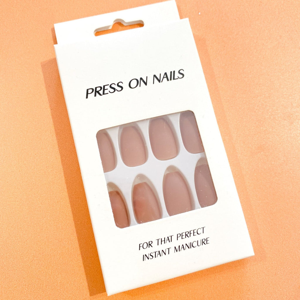 MATE PRESS ON NAILS NUDE